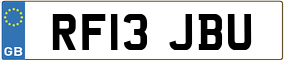 Truck License Plate